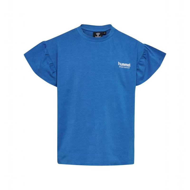 T Shirts Hummel Kasandra S/S Enfant Bleu | 293129-933