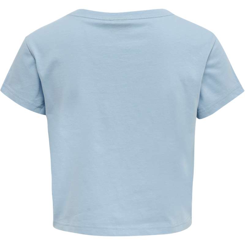 T Shirts Hummel Legacy Cropped Femme Bleu | 318302-272