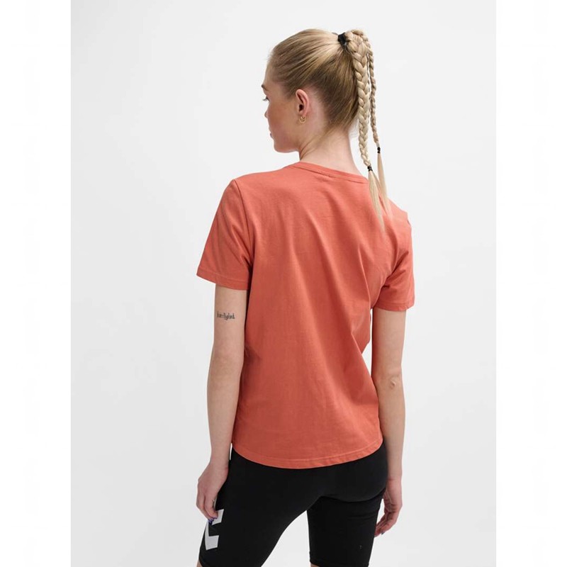 T Shirts Hummel Legacy Femme Abricot | 479672-272