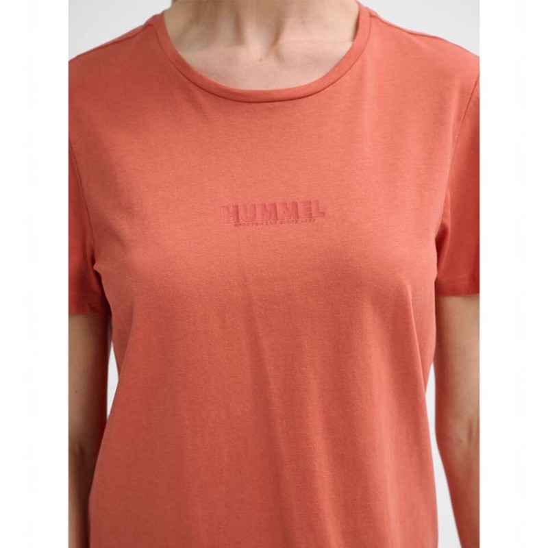 T Shirts Hummel Legacy Femme Abricot | 479672-272