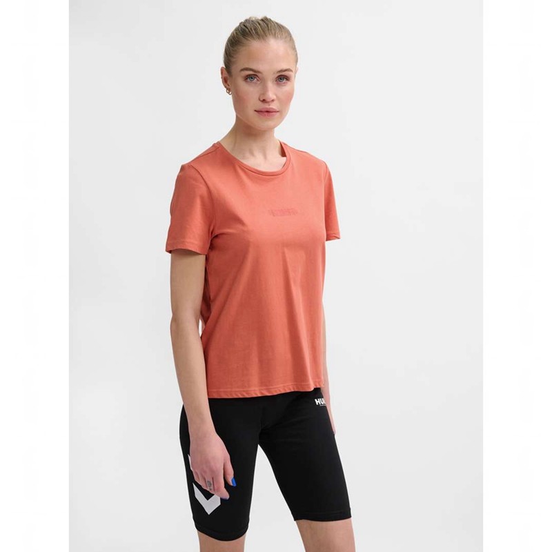 T Shirts Hummel Legacy Femme Abricot | 479672-272
