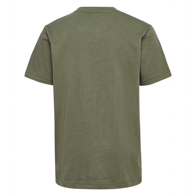 T Shirts Hummel Leo S/S Enfant Vert Olive | 877082-861