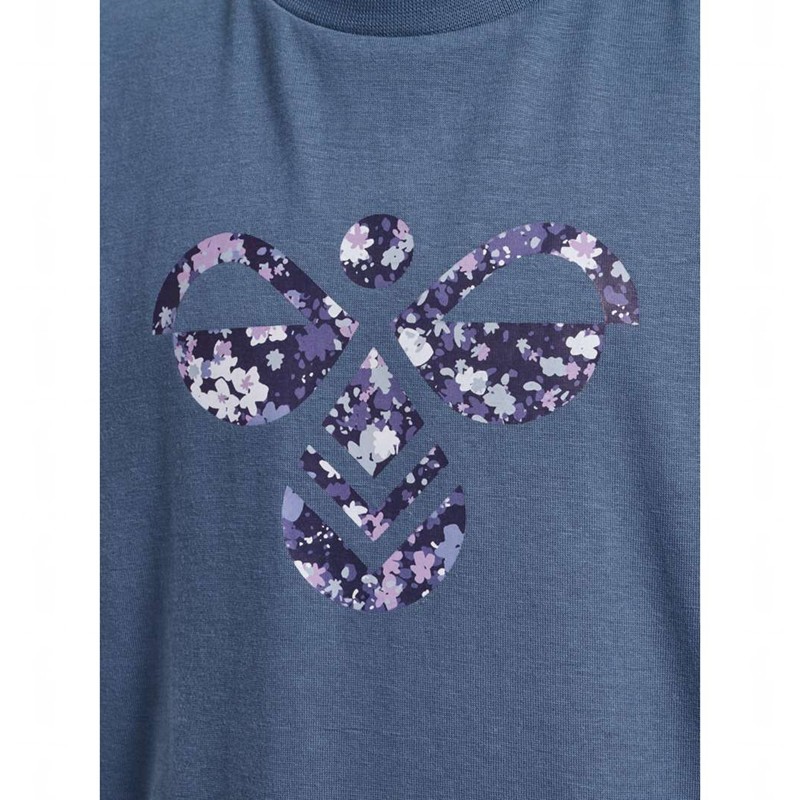 T Shirts Hummel Libi Enfant Bleu | 529860-202