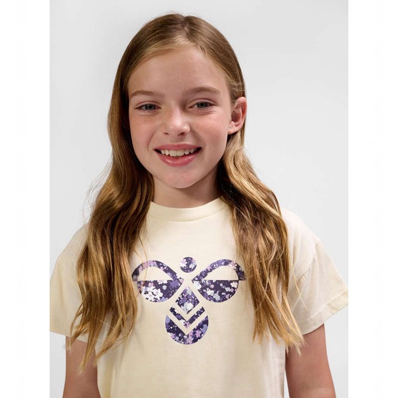 T Shirts Hummel Libi Enfant Grise | 840558-310