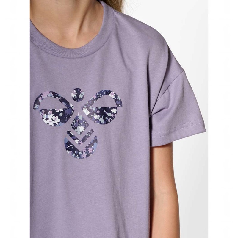 T Shirts Hummel Libi Enfant Lavande | 333796-234