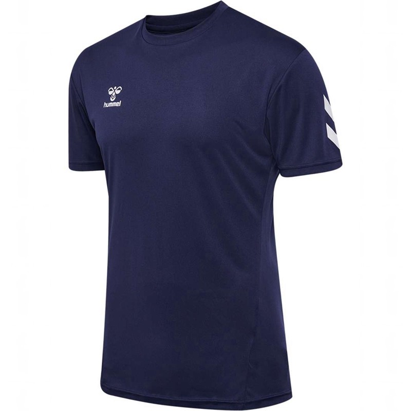 T Shirts Hummel Logo Homme Bleu Marine | 603154-571