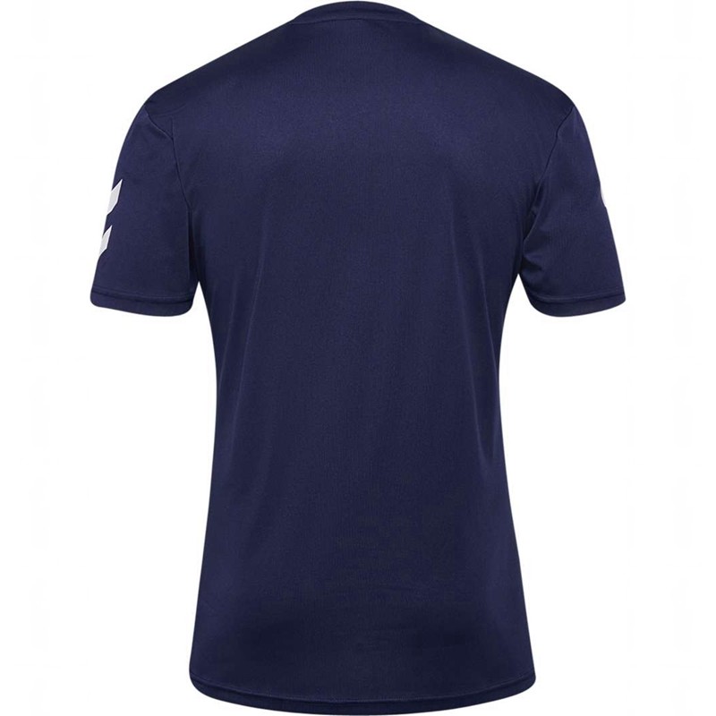 T Shirts Hummel Logo Homme Bleu Marine | 603154-571
