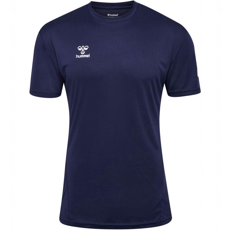 T Shirts Hummel Logo Homme Bleu Marine | 603154-571