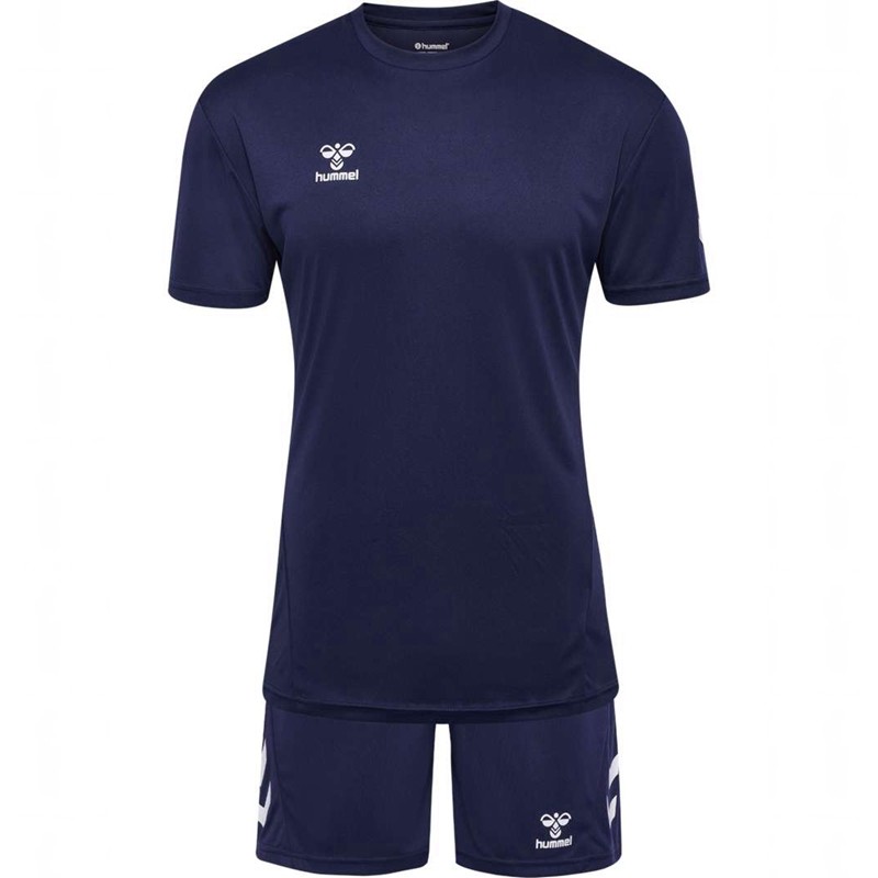 T Shirts Hummel Logo Homme Bleu Marine | 603154-571