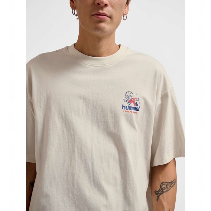 T Shirts Hummel Loose S/S Headball Homme Blanche | 730143-924