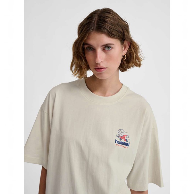 T Shirts Hummel Loose S/S Headball Homme Blanche | 730143-924