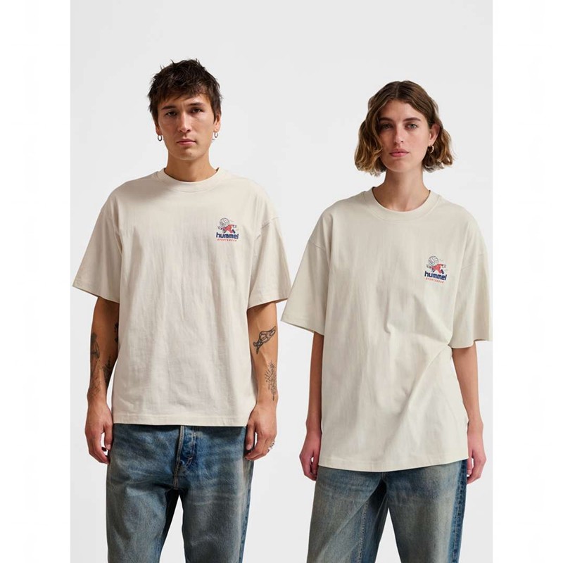 T Shirts Hummel Loose S/S Headball Homme Blanche | 730143-924