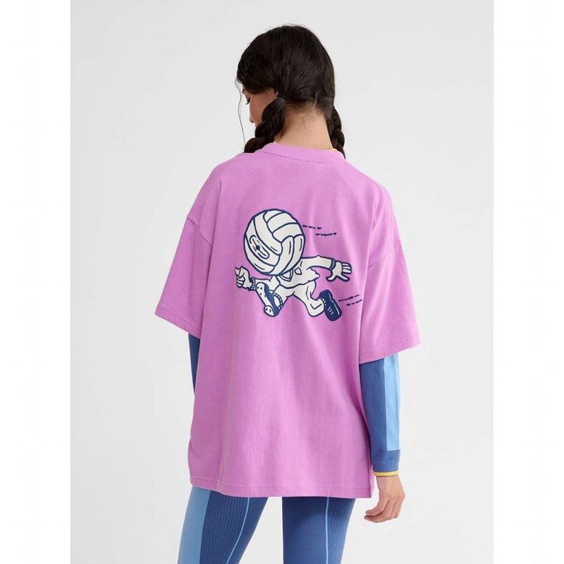 T Shirts Hummel Loose S/S Headball Homme Rose | 954453-368