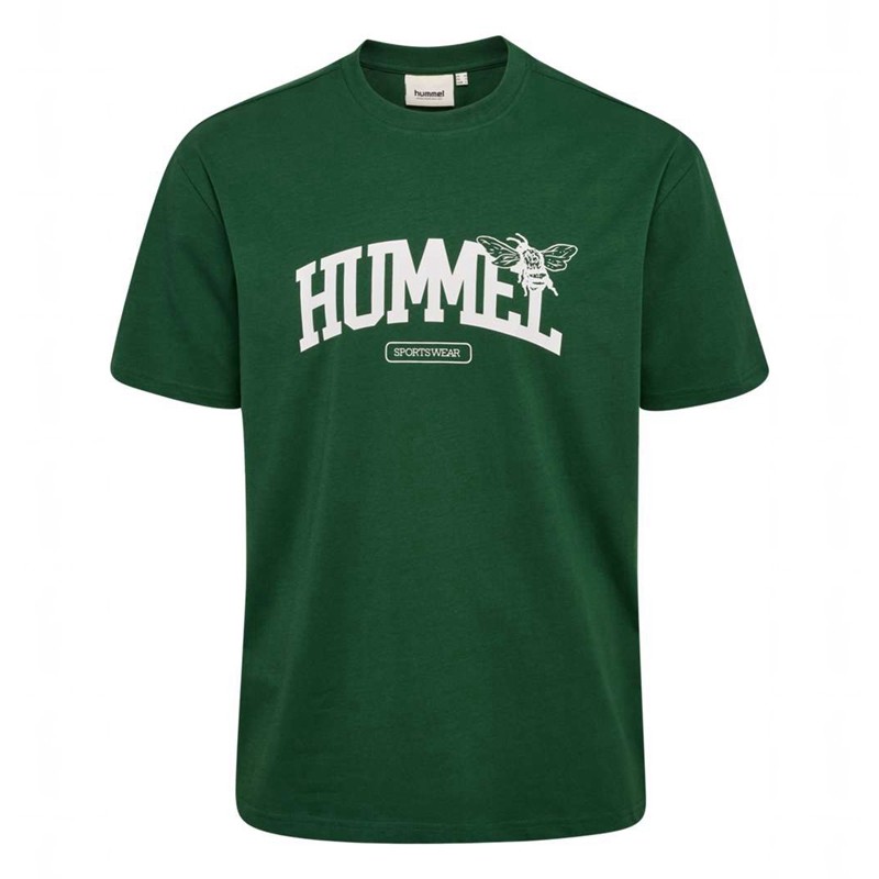 T Shirts Hummel Loose S/S University Bee Homme Vert | 345633-191