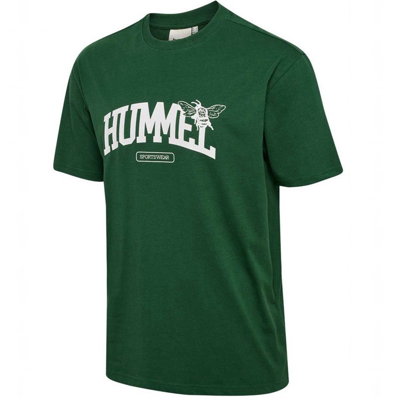 T Shirts Hummel Loose S/S University Bee Homme Vert | 345633-191
