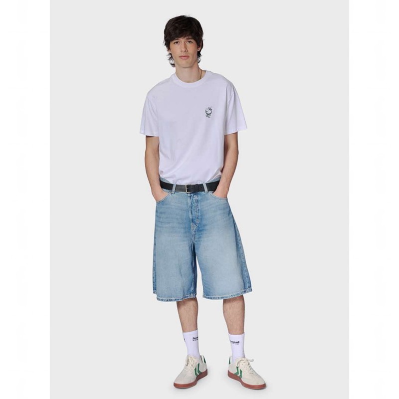 T Shirts Hummel Loose S/S Wrong Yellow Homme Lavande | 446631-433