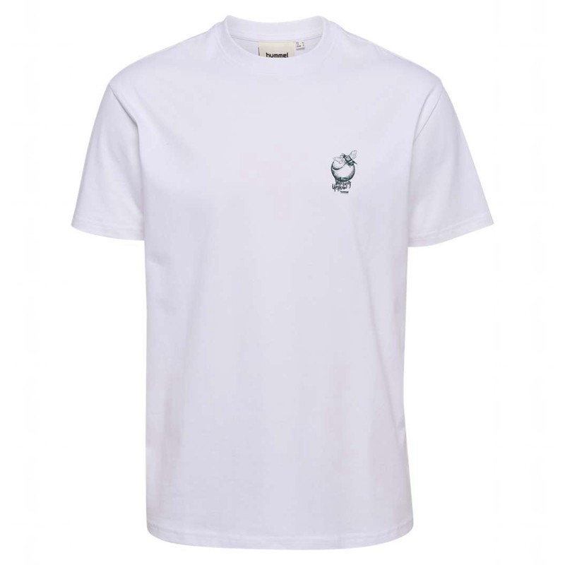 T Shirts Hummel Loose S/S Wrong Yellow Homme Lavande | 446631-433