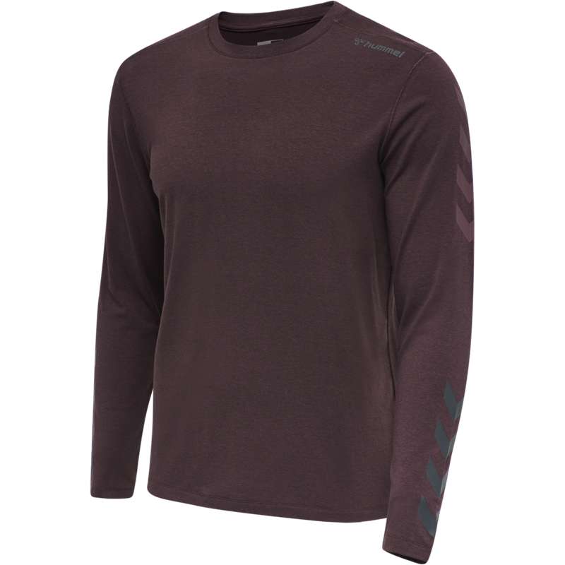 T Shirts Hummel Mace Ls Homme Bordeaux | 031609-425