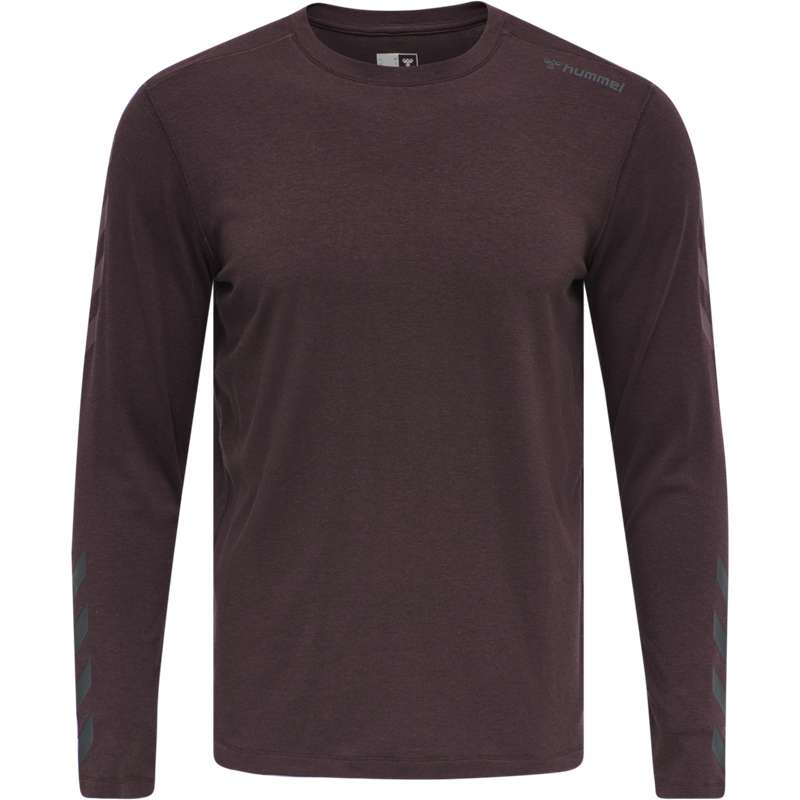 T Shirts Hummel Mace Ls Homme Bordeaux | 031609-425