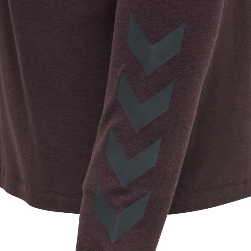T Shirts Hummel Mace Ls Homme Bordeaux | 031609-425