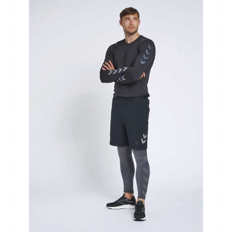 T Shirts Hummel Mace Ls Homme Noir | 946414-069