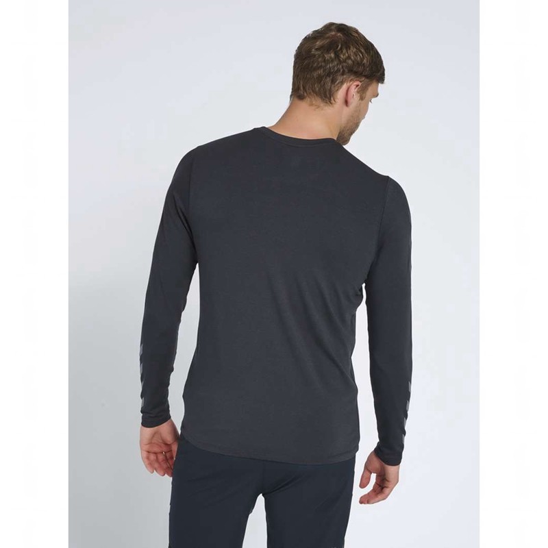 T Shirts Hummel Mace Ls Homme Noir | 946414-069