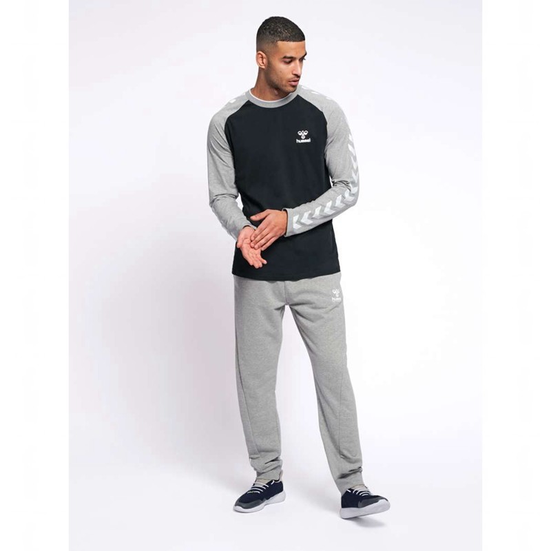 T Shirts Hummel Mark L/S Homme Noir | 732521-281