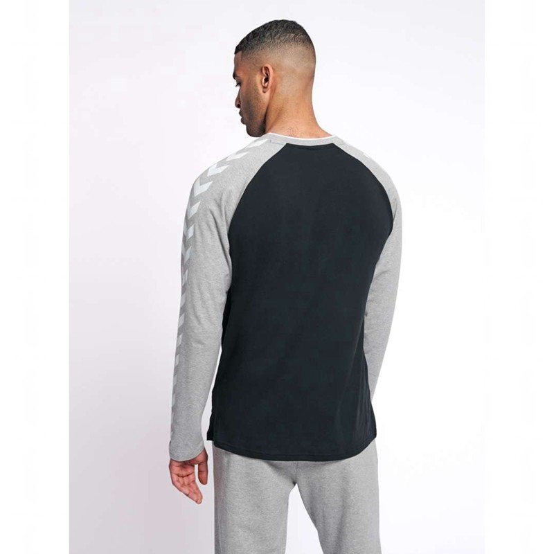 T Shirts Hummel Mark L/S Homme Noir | 732521-281