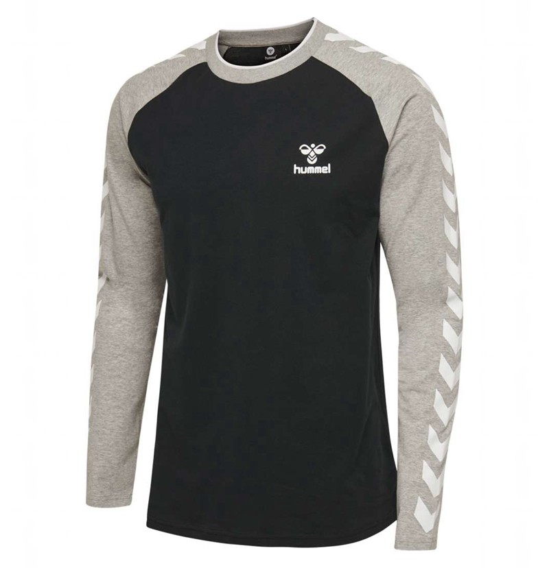 T Shirts Hummel Mark L/S Homme Noir | 732521-281
