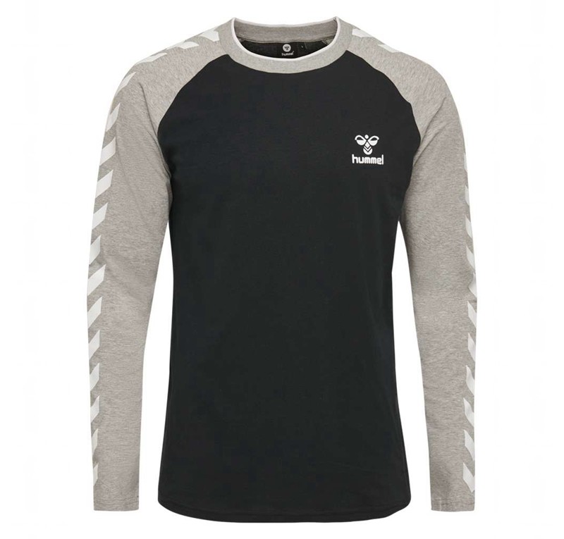 T Shirts Hummel Mark L/S Homme Noir | 732521-281