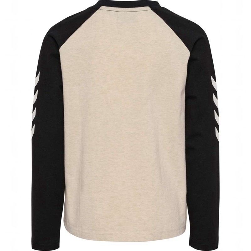 T Shirts Hummel Melvin L/S Enfant Noir | 182097-168