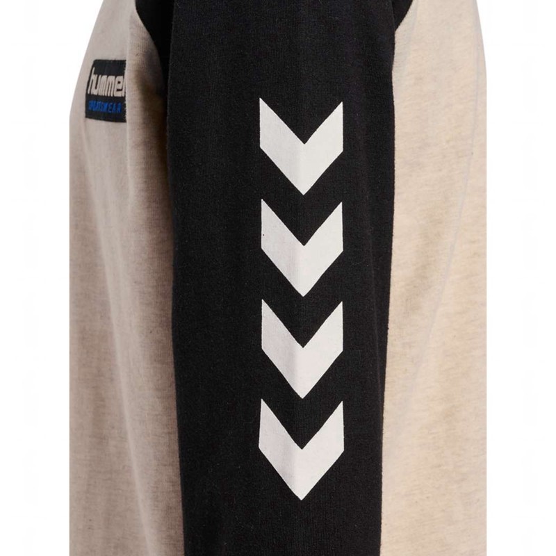 T Shirts Hummel Melvin L/S Enfant Noir | 182097-168