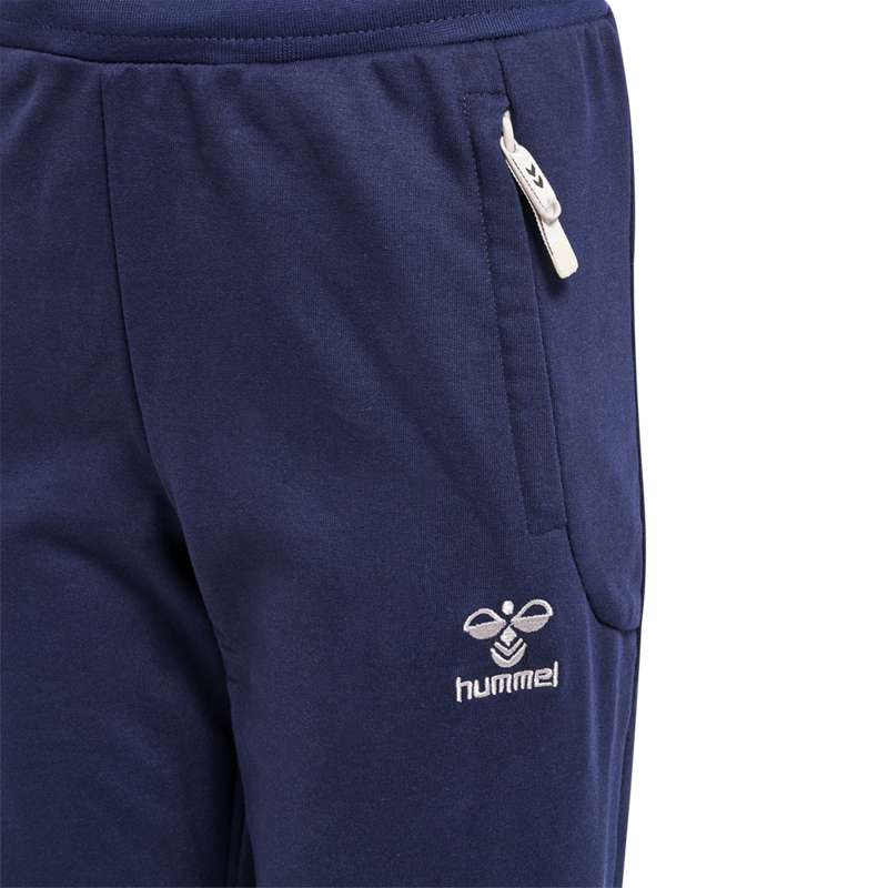 T Shirts Hummel Move Grid Cotton Enfant Bleu Marine | 909762-179