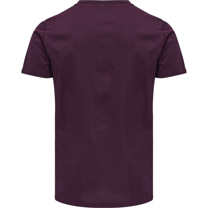 T Shirts Hummel Move Grid Cotton S/S Homme Bordeaux | 122797-299