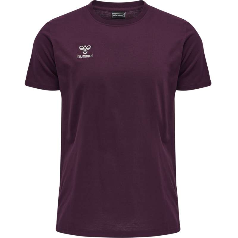 T Shirts Hummel Move Grid Cotton S/S Homme Bordeaux | 122797-299