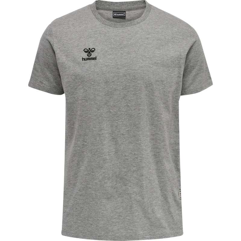 T Shirts Hummel Move Grid Cotton S/S Homme Grise | 467304-709