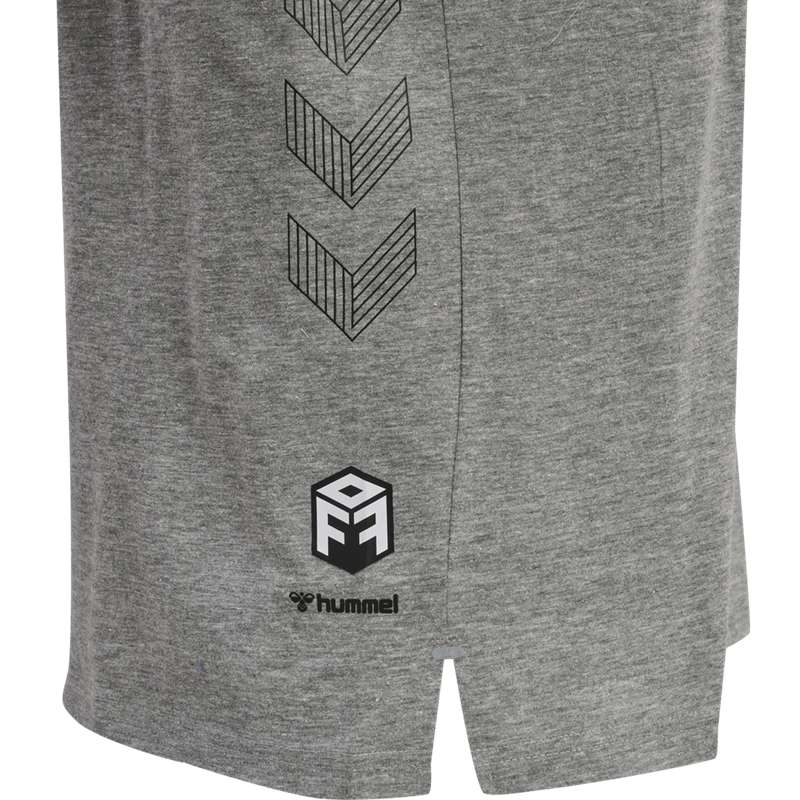 T Shirts Hummel Move Grid Cotton S/S Homme Grise | 467304-709