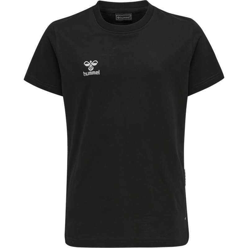 T Shirts Hummel Move Grid Cotton S/S Kid Enfant Noir | 243856-788