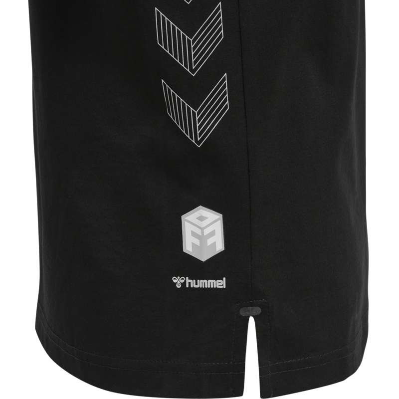 T Shirts Hummel Move Grid Cotton S/S Kid Enfant Noir | 243856-788
