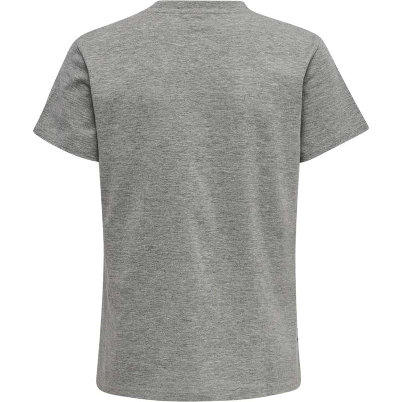 T Shirts Hummel Move Grid Cotton S/S Kid Enfant Grise | 669017-351