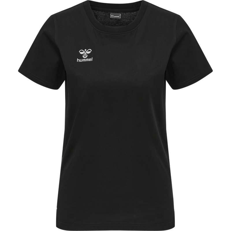T Shirts Hummel Move Grid Cotton S/S Wom Femme Noir | 408087-138