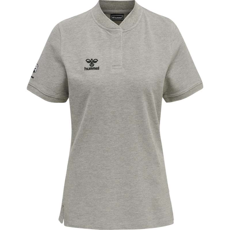 T Shirts Hummel Move Grid Polo Femme Grise | 640065-451