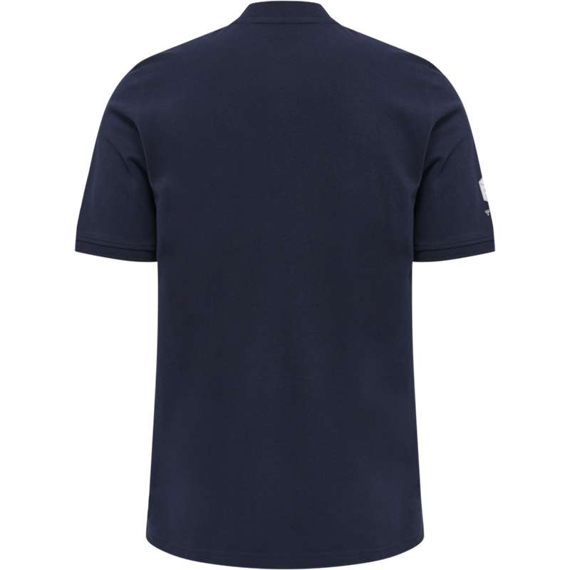 T Shirts Hummel Move Grid Polo Homme Bleu Marine | 531697-275