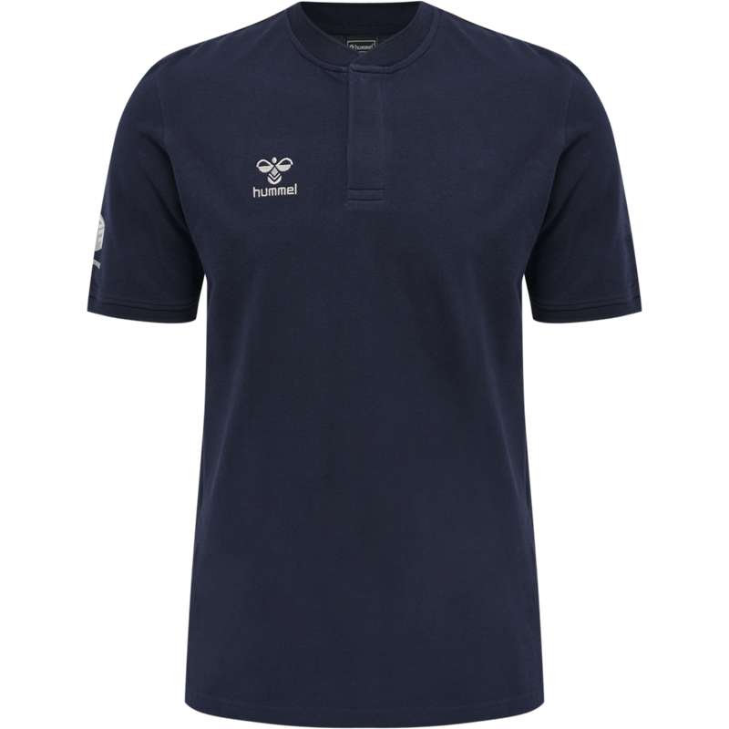 T Shirts Hummel Move Grid Polo Homme Bleu Marine | 531697-275