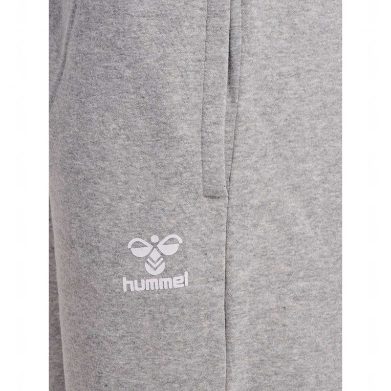 T Shirts Hummel Mover Cotton Cuff Femme Grise | 020994-542