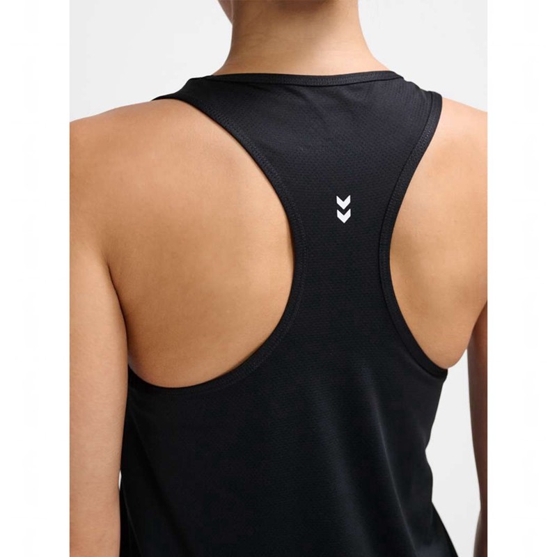 T Shirts Hummel Mt Aura Mesh Femme Noir | 272938-365