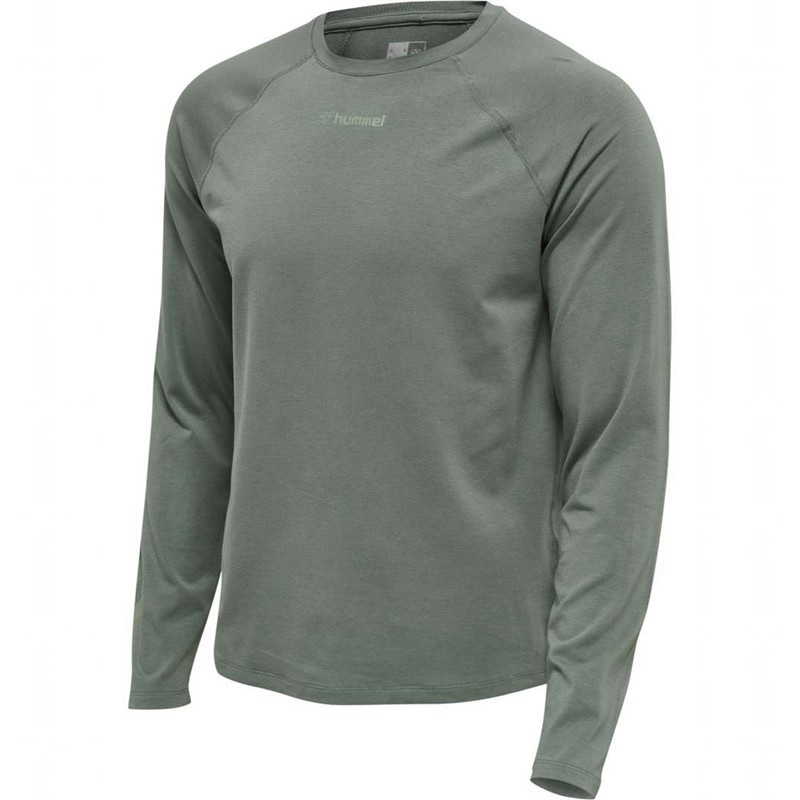 T Shirts Hummel Mt Laze L/S Homme Grise | 525996-463
