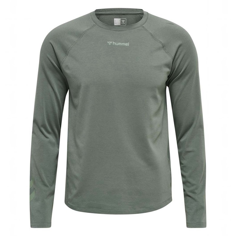 T Shirts Hummel Mt Laze L/S Homme Grise | 525996-463