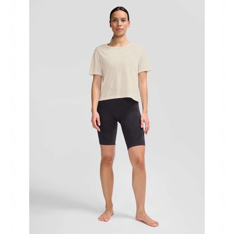 T Shirts Hummel Mt Light Burnout Femme Beige | 812578-471