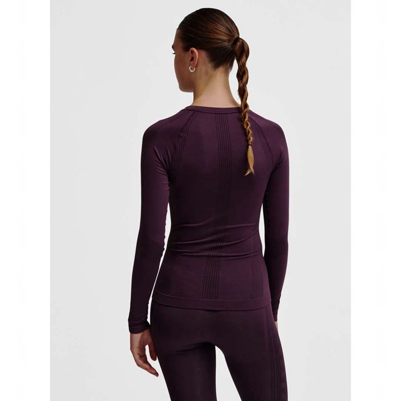 T Shirts Hummel Mt Shaping Seamless L/S Femme Violette | 635415-044